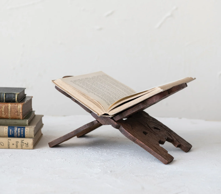 DF7431 Reclaimed Wood Book Holder