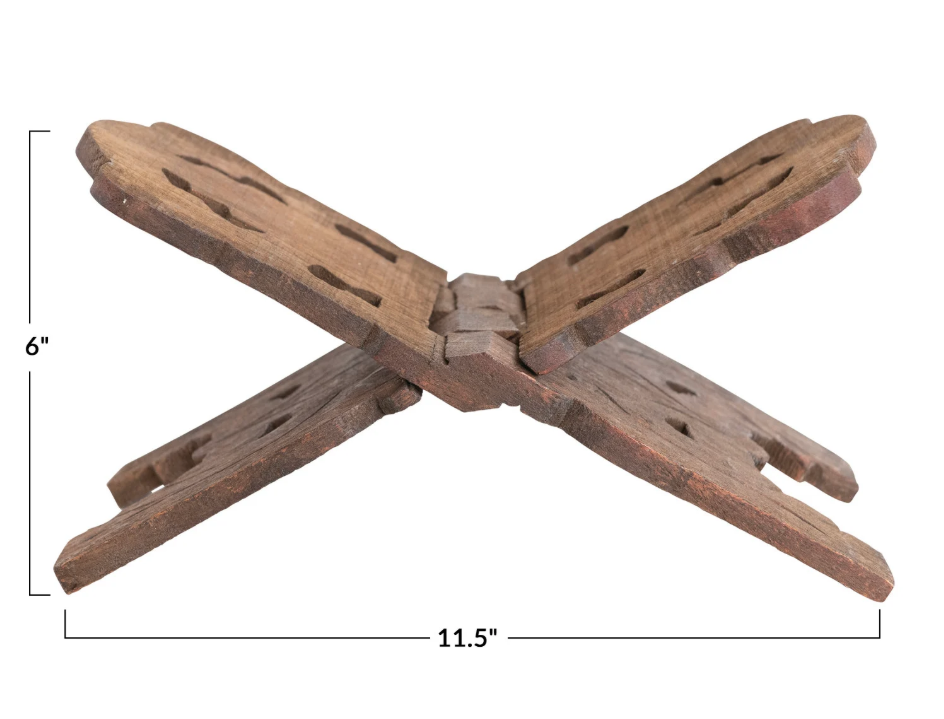 DF7431 Reclaimed Wood Book Holder
