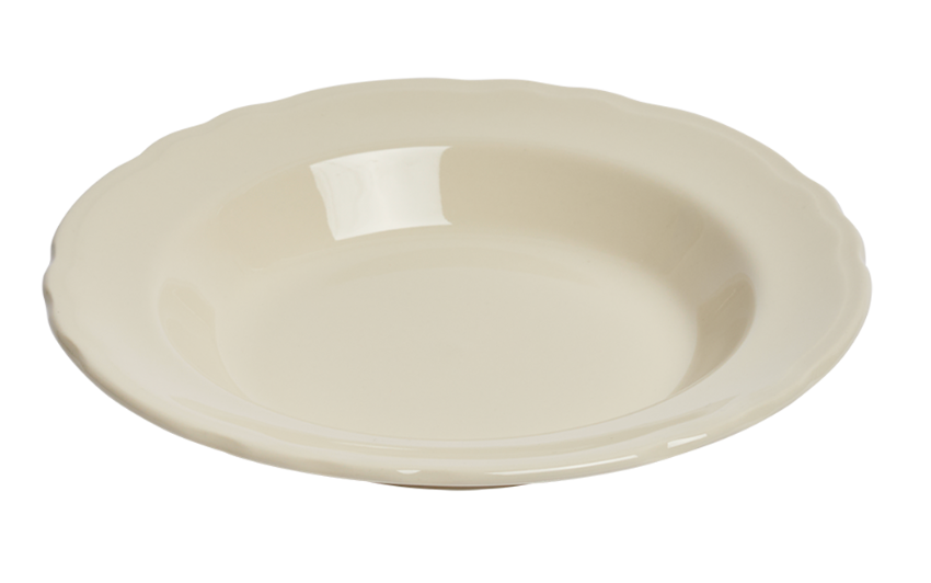 FEST250219 12.75oz Scalloped White Soup Bowl
