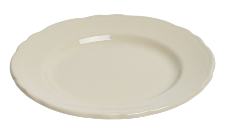 FEST250216 7.25" Scalloped White App Plate