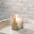 4" Pressed Fern Glass Jar PDBO003