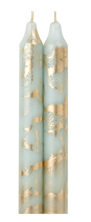 73312 12" Tapers Pistachio w/ gold