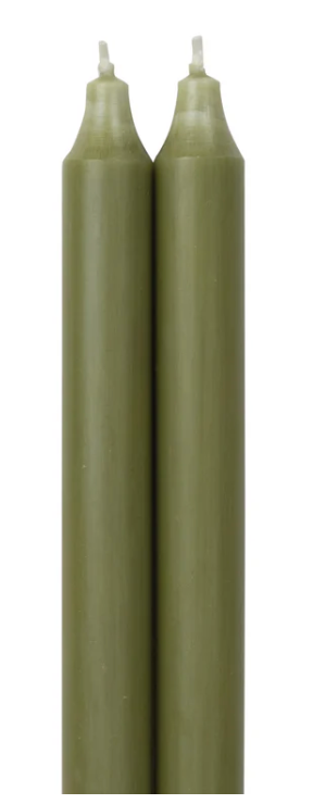 72895 12" Tapers 2pk Moss Green