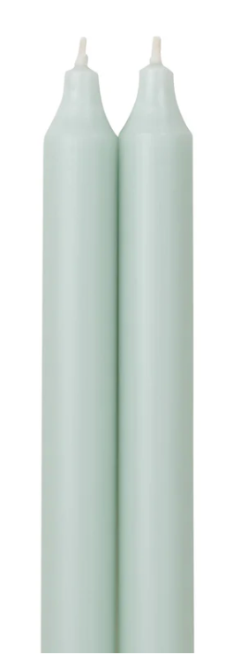 72856 12" tapers 2pk pistachio
