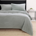 CU-4600-SB-04 Amsterdam King Coverlet, Shore Blue
