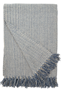 LA-4600-BG-69 60x90 Julian Blue Grey Oversized Throw
