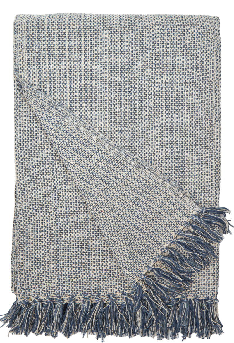 LA-4600-BG-69 60x90 Julian Blue Grey Oversized Throw