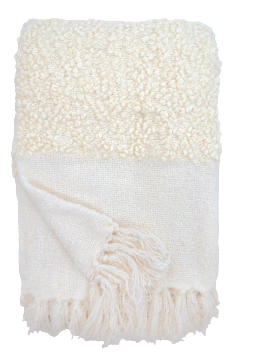 JC-1200-IV-69 60x90 Murphy Oversized Ivory Throw