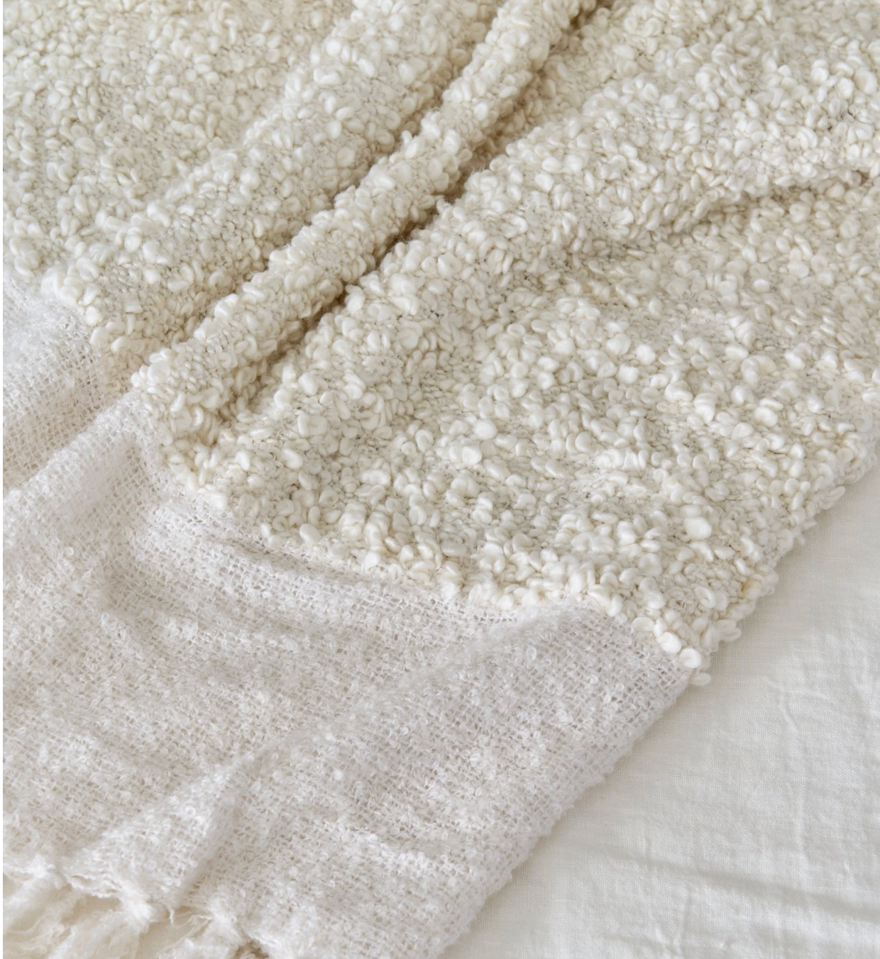 JC-1200-IV-69 60x90 Murphy Oversized Ivory Throw