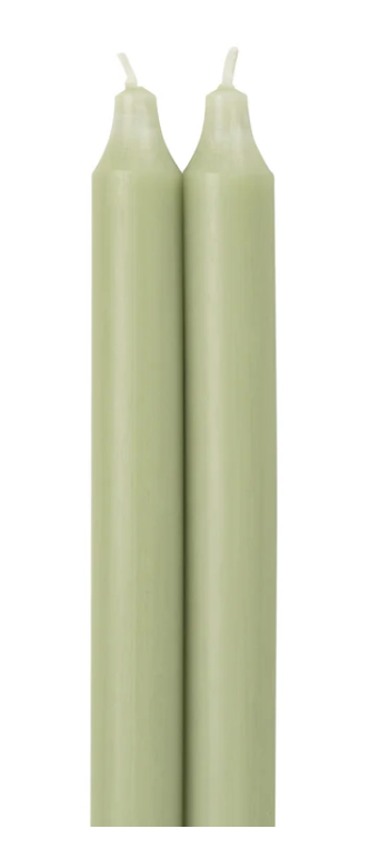 72874 12" Tapers 2pk sage green