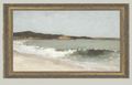 BEACHLAN-105-44G 7x12 Beach Landscape Framed Art