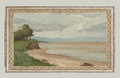 BEACHETRETREAT-105-75S 7x12 Beach Near Tretat Framed Art