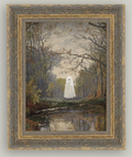 GHOSTWOODS-68-44G 8x10 Ghost in the Woods Framed Art