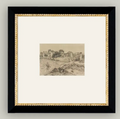TUSCAN-77-459B 8x8 Tuscan Village Framed Art