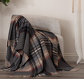 EA109CSTH Oxford Merino Wool Super Throw, Charcoal