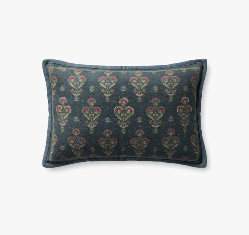 13X21 Marigold Blue & Multi Pillow
