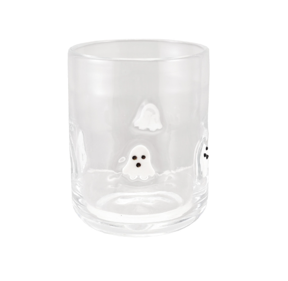 Ghost Motif Glass Tumbler
