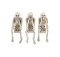 No Evil Skeleton Sitter, 3 Styles