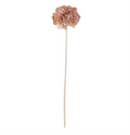 27" Pink Faux Dried Hydrangea Stem