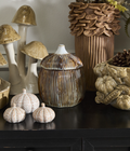 Brown Sweet Birch Canister 6"x7.75"