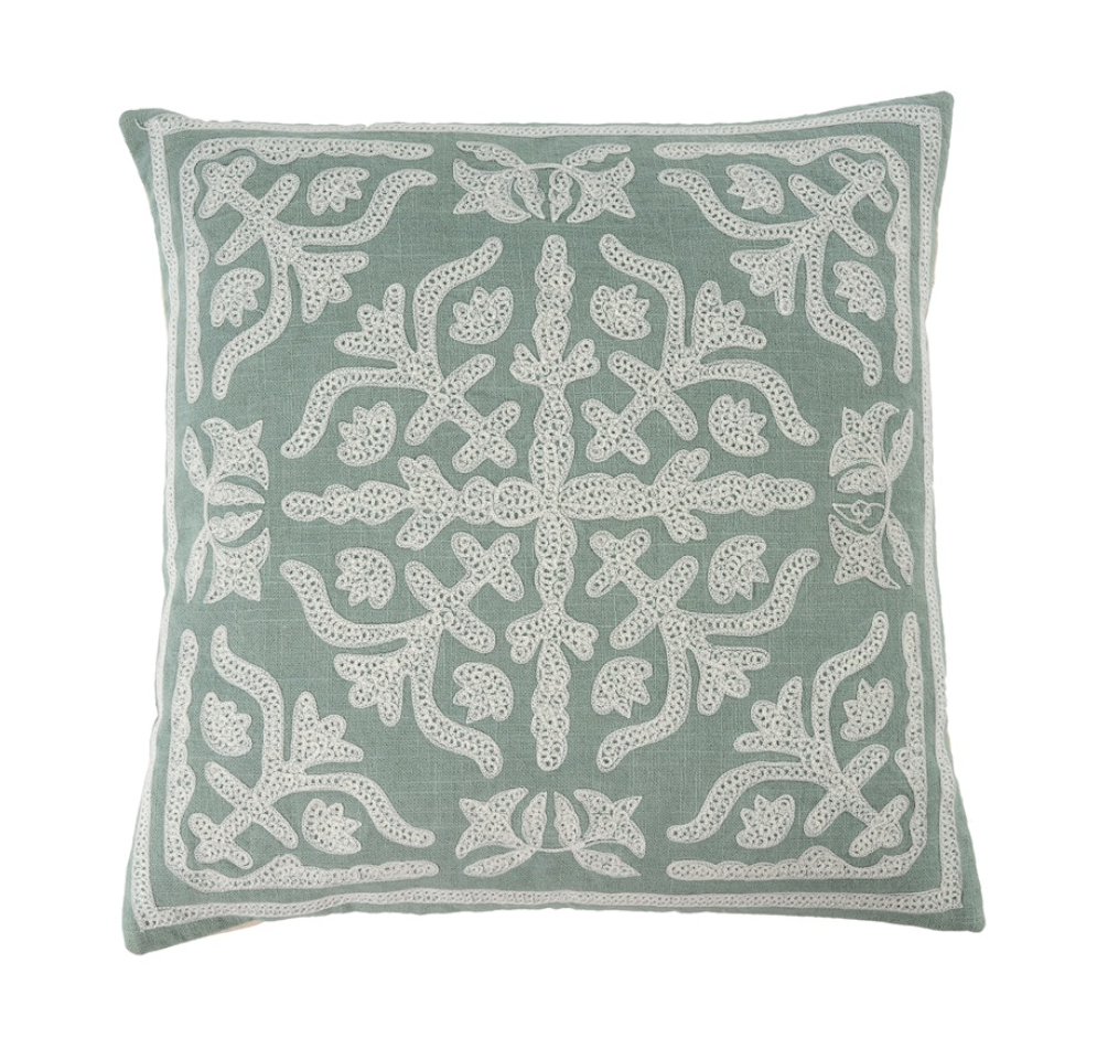 1-4284 20x20 Cyprus Pillow Sage