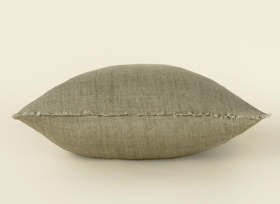 1-2337 24x24 Lina Linen Pillow Driftwood