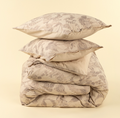 01-9832 Meadowlark King Duvet Set, Brown