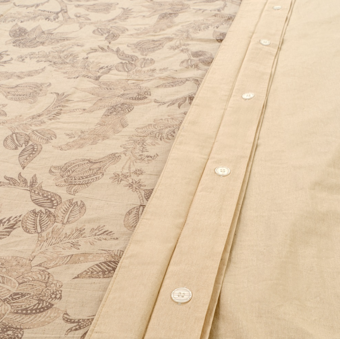 01-9832 Meadowlark King Duvet Set, Brown