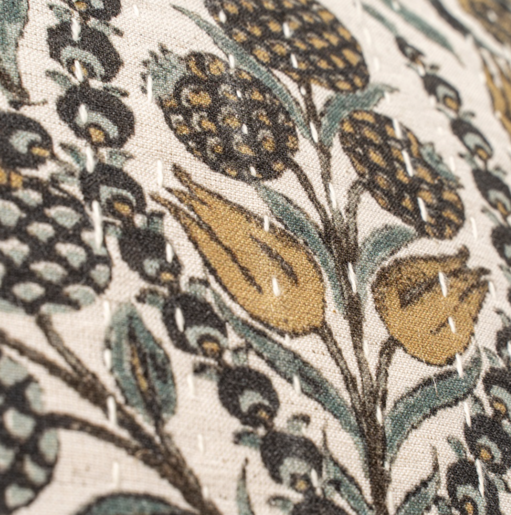 01-9790 20x20 Tropicana Kantha Pillow