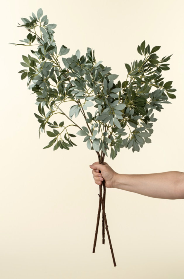 01-9521 33" Olive Leaf Branch
