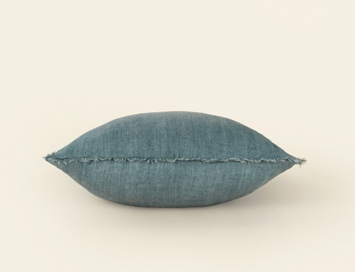 01-8706 20x20 Lina Linen Pillow Artic Blue