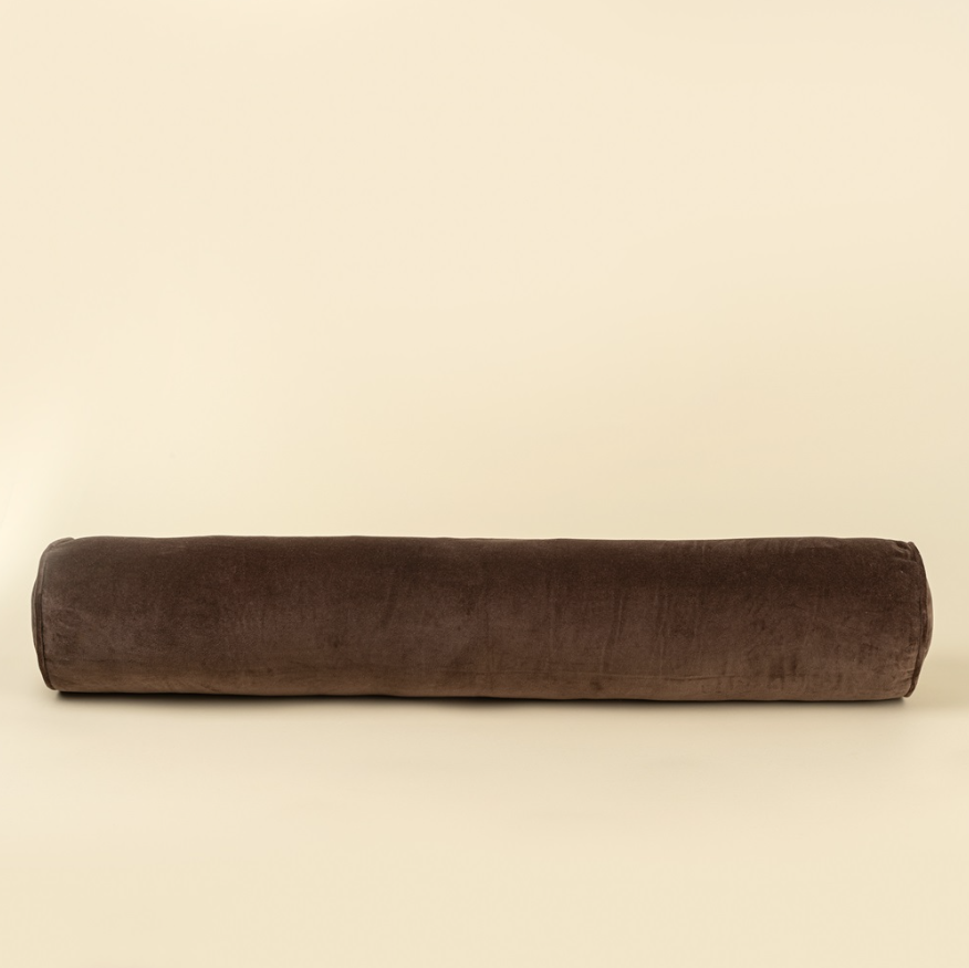 01-8681 Vera Velvet Long Bolster, Clove