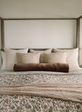 01-8681 Vera Velvet Long Bolster, Clove