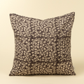 01-8677 20x20 Wildvine Block Print Pillow Heather