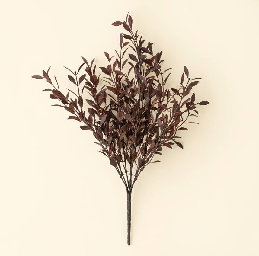 01-8489 18" Willow Leaf Spray Plum