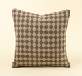 01-8197 20x20 Check Weave Pillow Brown