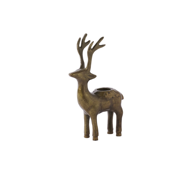 7494540 Winter Deer Candleholder