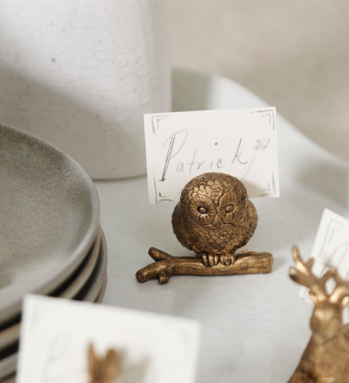 1342340 Enchanted Critter Name Card Holder, Owl