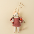 5-1939 Merlot Millie Mouse Holiday Ornament