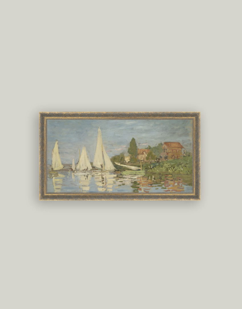 11x20 Regatta at Argenteuil Art