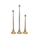 D6076-S Gold Candleholder, Small