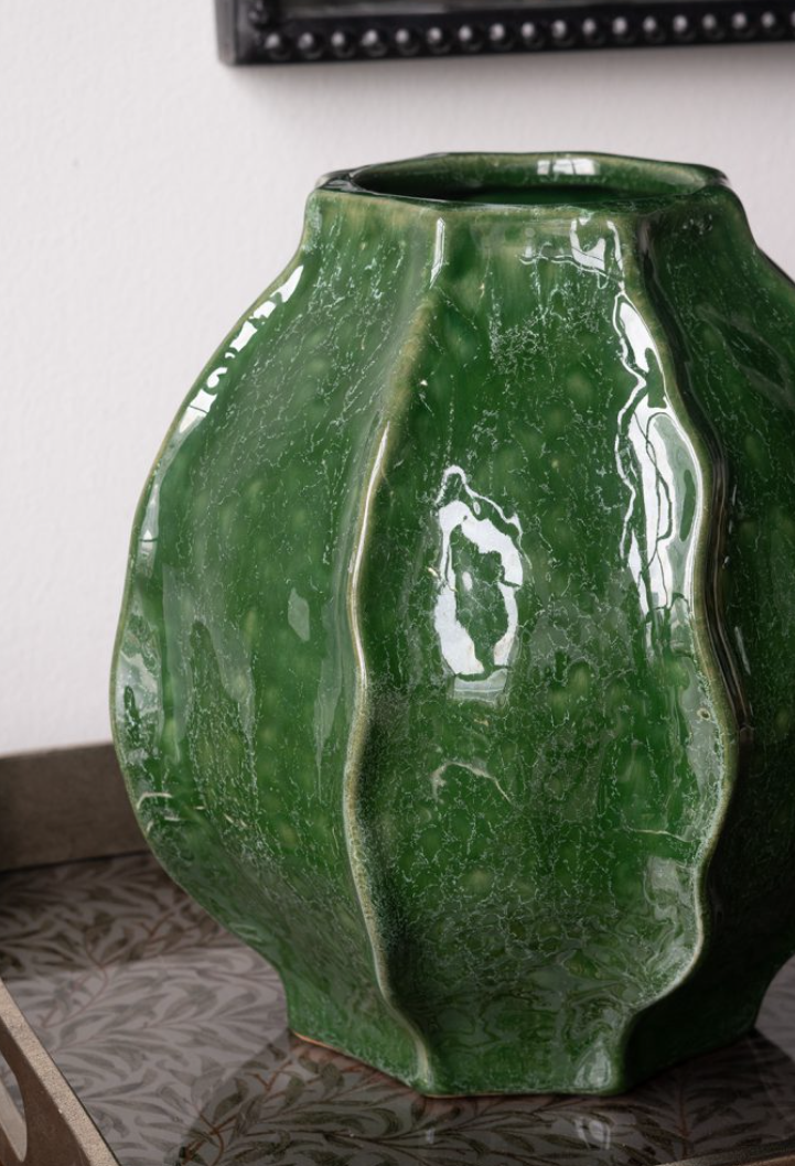 C8463 Green Ridge Ceramic Vase