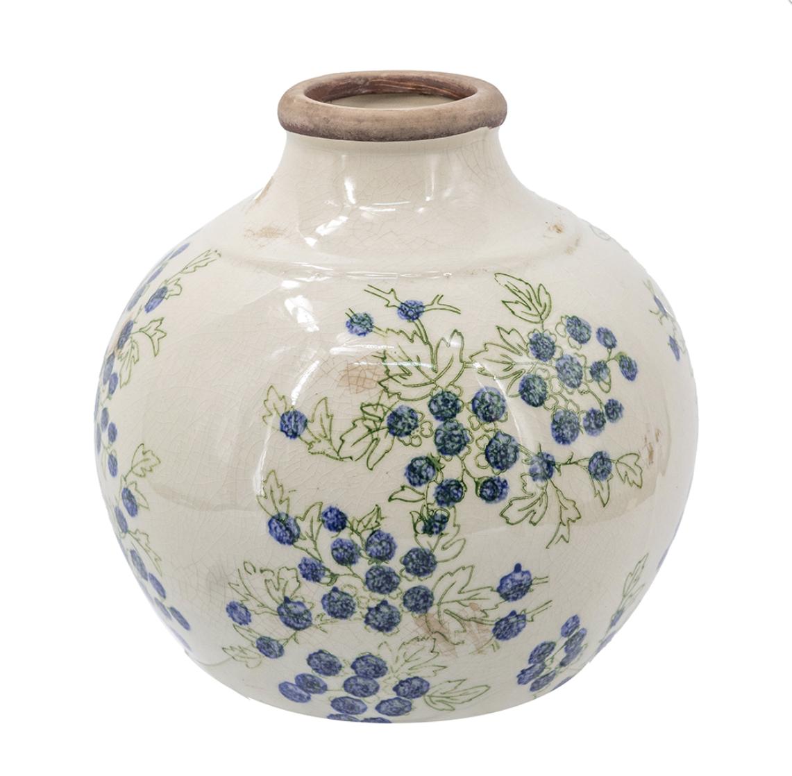C4483 Blueberry Motif Vase