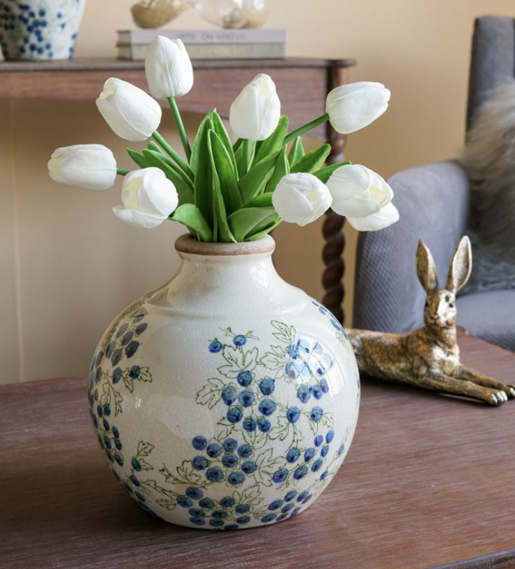 C4483 Blueberry Motif Vase
