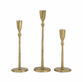 86683-S Gold Iron Candleholder, Small