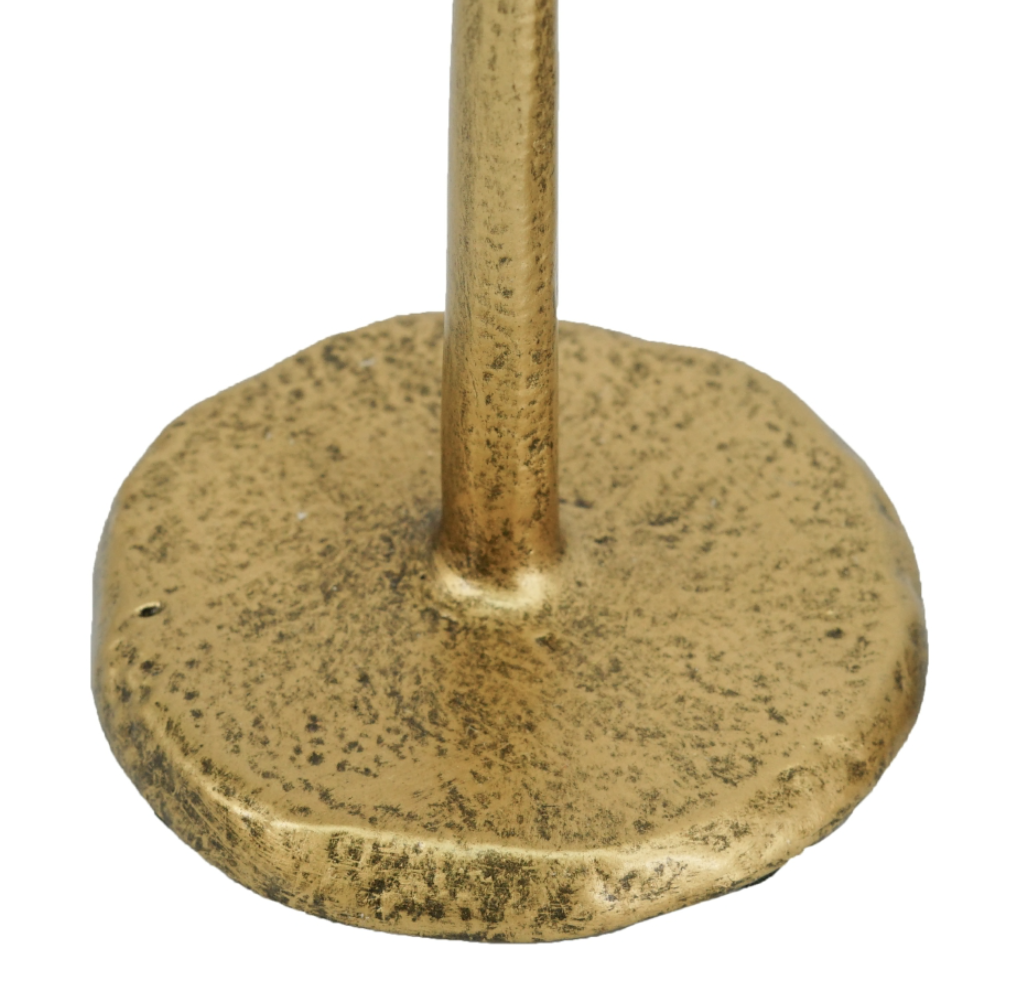 86683-S Gold Iron Candleholder, Small