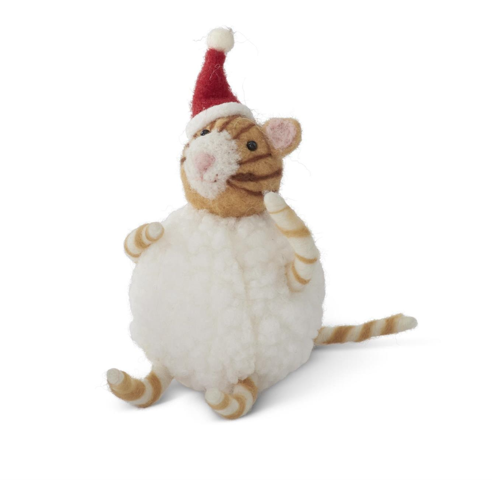 Wool Snowball Cat