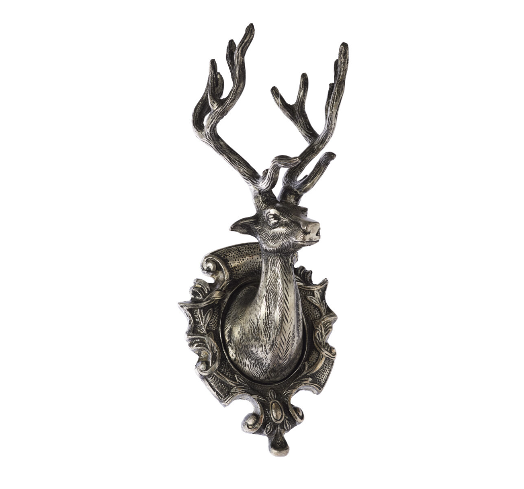 Silver Stag Wall Mount, Small