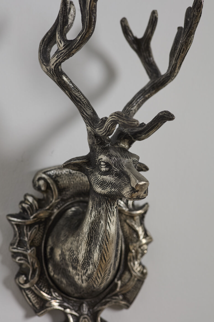 Silver Stag Wall Mount, Small