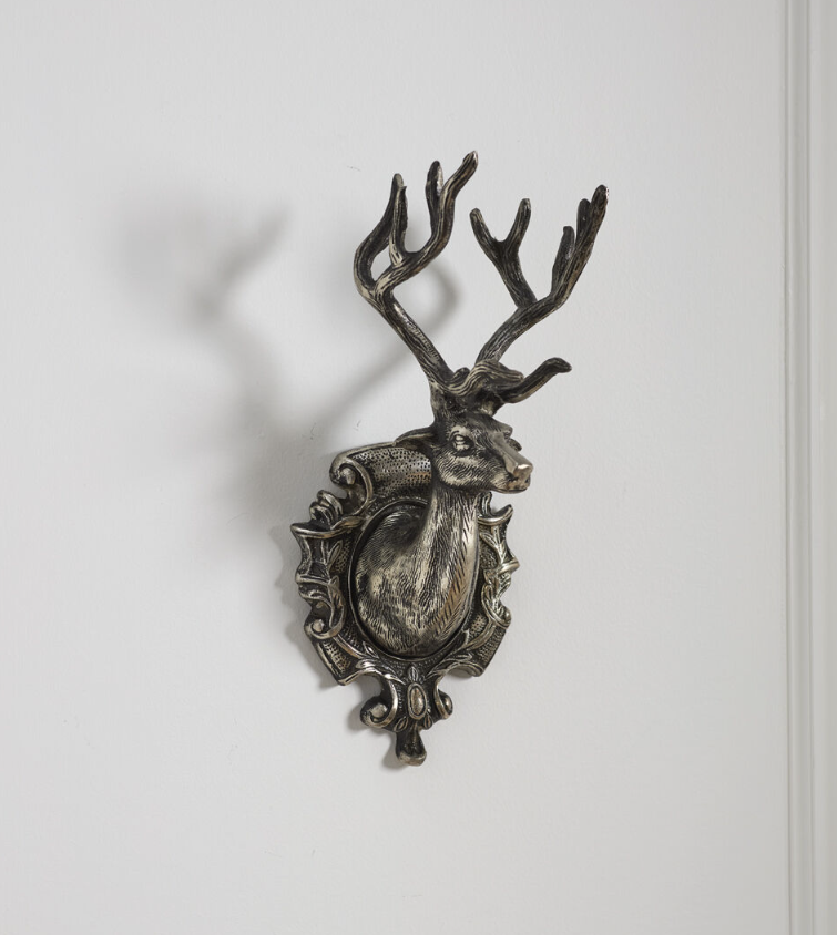 Silver Stag Wall Mount, Small